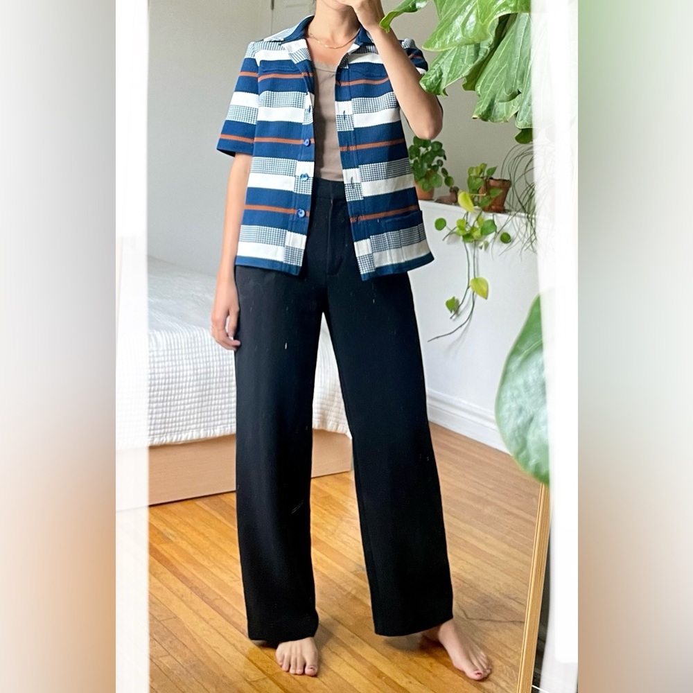 Vintage striped button-down shirt